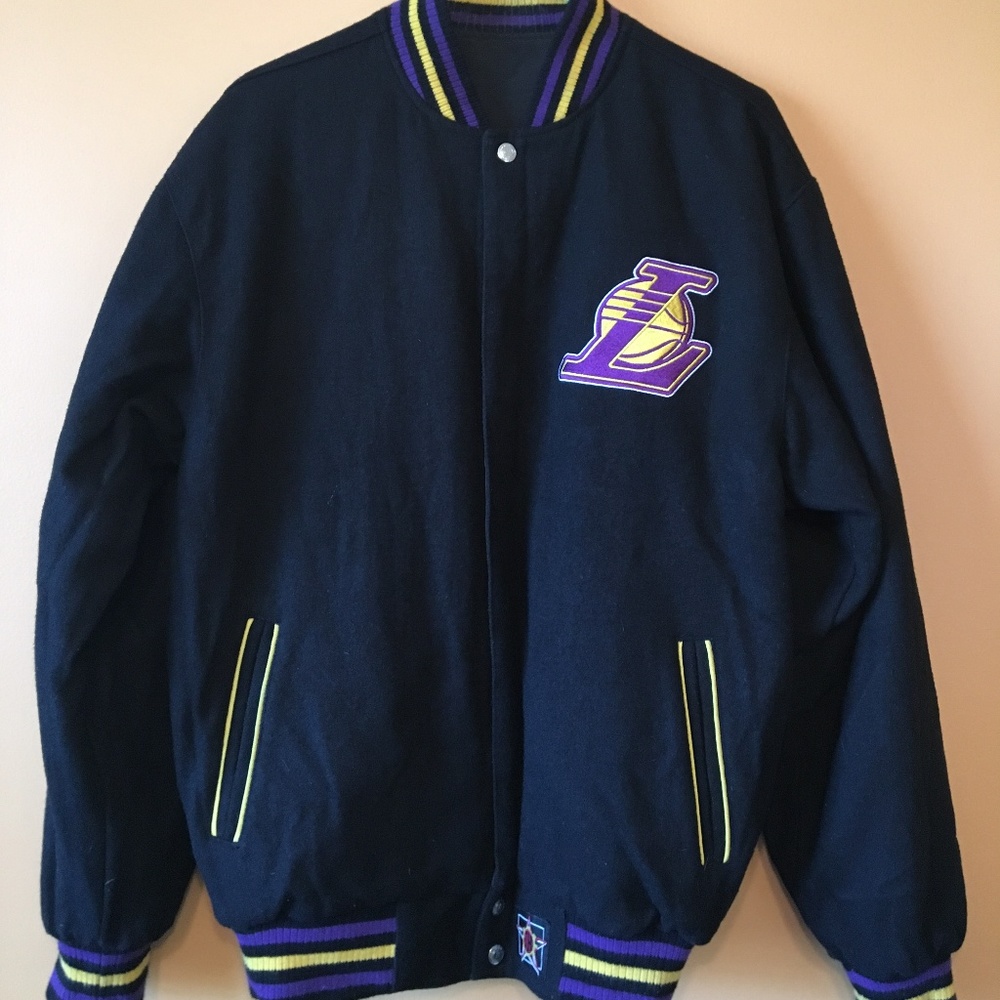 Los Angeles Lakers Jacket JH Design Size Small